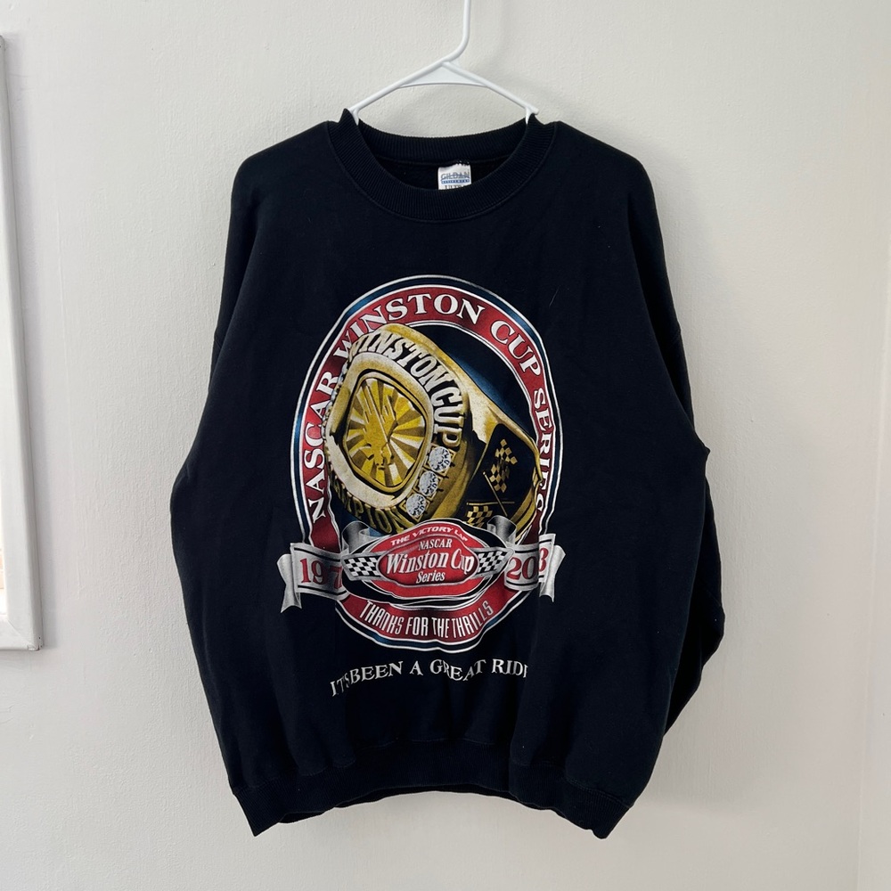 Vintage NASCAR Winston Cup Series Sweater Black